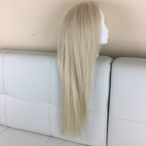 FLASH SALE HUMAN HAIR PLATINUM BLONDE LACE WIG